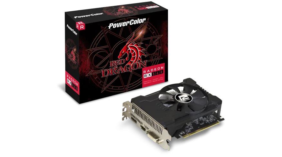 PowerColor Red Dragon Radeon RX 560 16CU 2GB GDDR5 OC V3